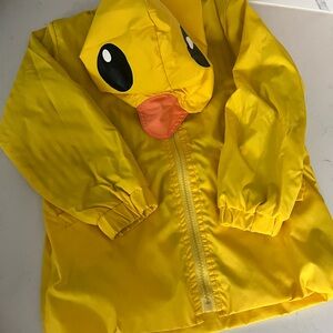 Yellow Duck Raincoat for Kids